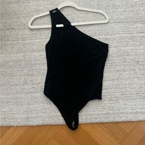 Lovers + Friends Elegant Black Bodysuit